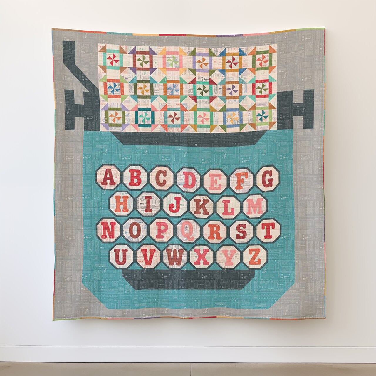 Typeography Just My Type Quilt Kit (kt-16850) | Riley Blake | Sewing Kit